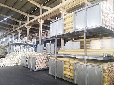 PVC products warehouse