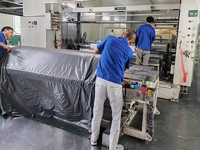 clear PVC film packing